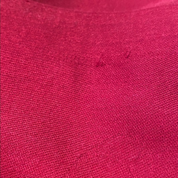 Coach wool silk red logo shawl scarf. - Picture 7 of 7